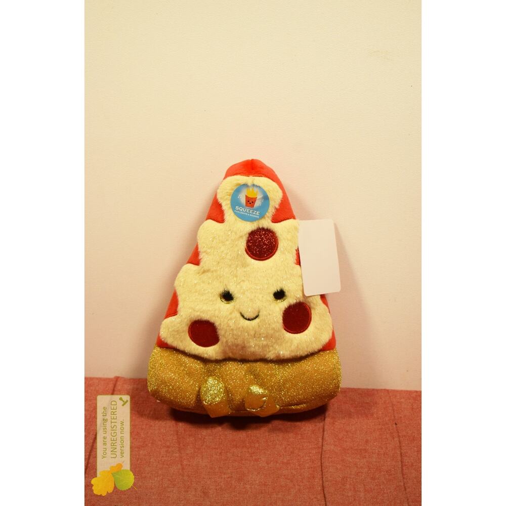 FAO Schwarz 11" Glow Brights Plush LED Pizza